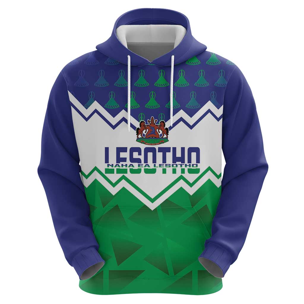 Personalised Lesotho Independence Day Hoodie Naha ea Lesotho Proud LT14