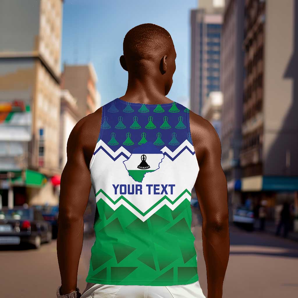 Personalised Lesotho Independence Day Men Tank Top Naha ea Lesotho Proud LT14