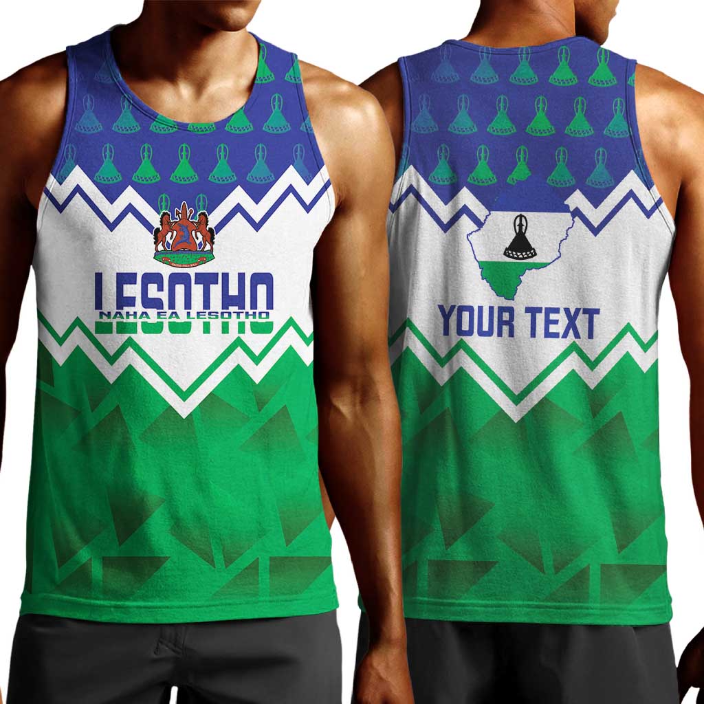 Personalised Lesotho Independence Day Men Tank Top Naha ea Lesotho Proud LT14
