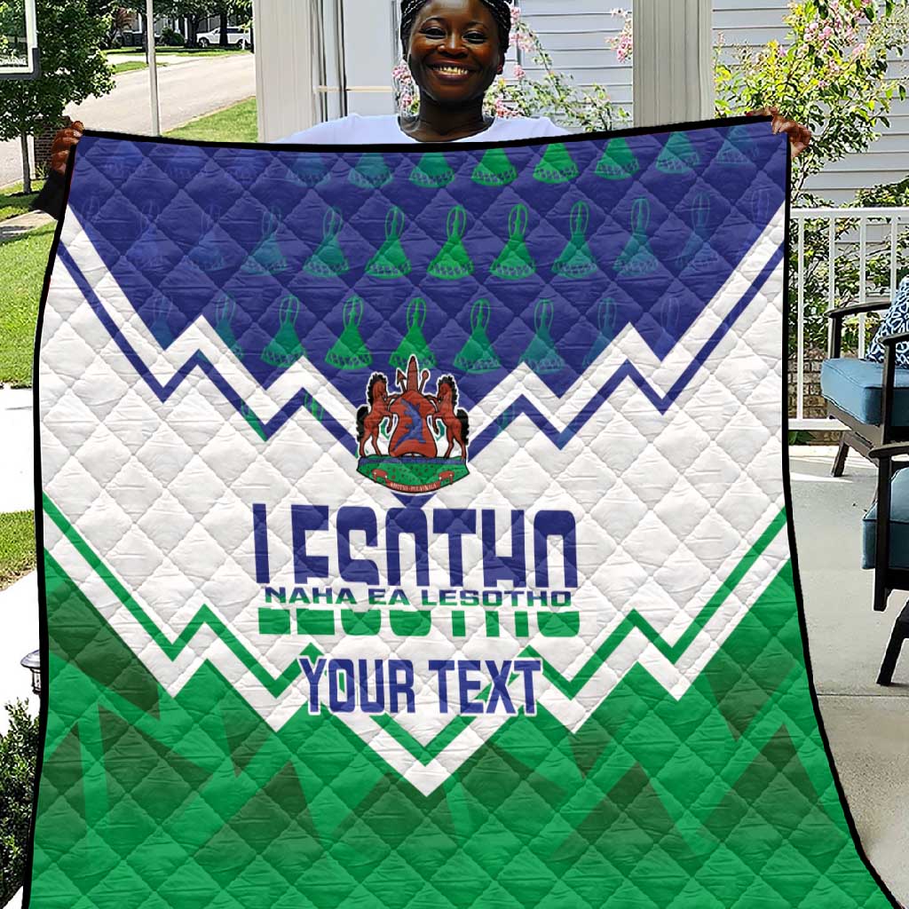 Personalised Lesotho Independence Day Quilt Naha ea Lesotho Proud LT14