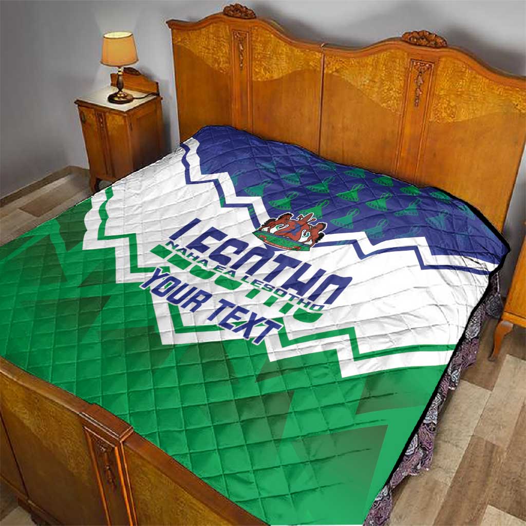 Personalised Lesotho Independence Day Quilt Naha ea Lesotho Proud LT14