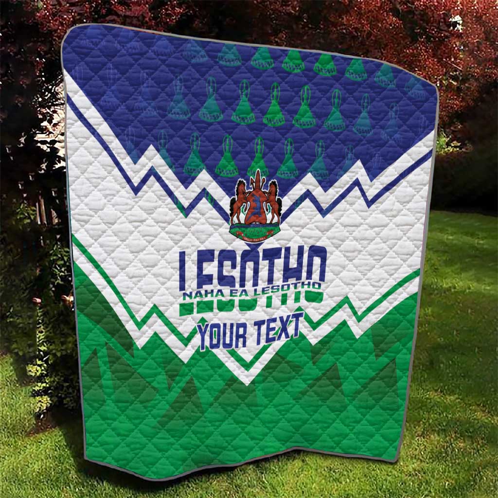Personalised Lesotho Independence Day Quilt Naha ea Lesotho Proud LT14
