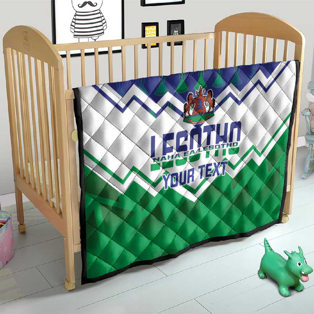 Personalised Lesotho Independence Day Quilt Naha ea Lesotho Proud LT14