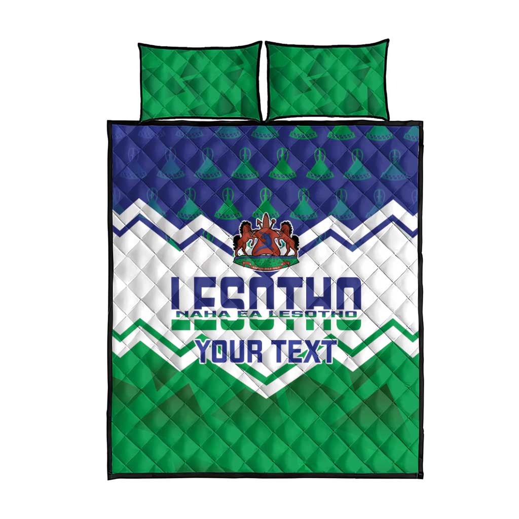 Personalised Lesotho Independence Day Quilt Bed Set Naha ea Lesotho Proud LT14