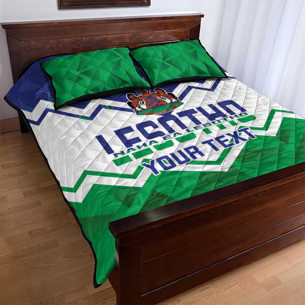 Personalised Lesotho Independence Day Quilt Bed Set Naha ea Lesotho Proud LT14