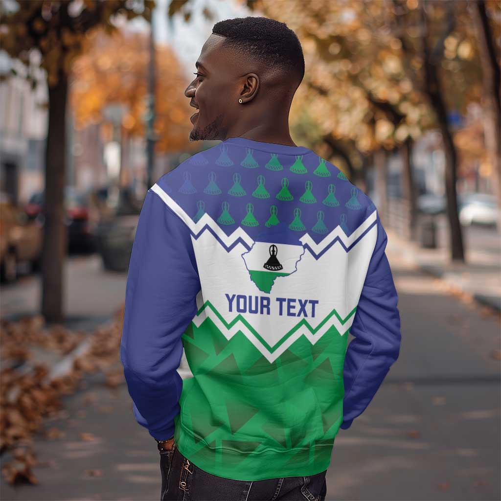 Personalised Lesotho Independence Day Sweatshirt Naha ea Lesotho Proud LT14