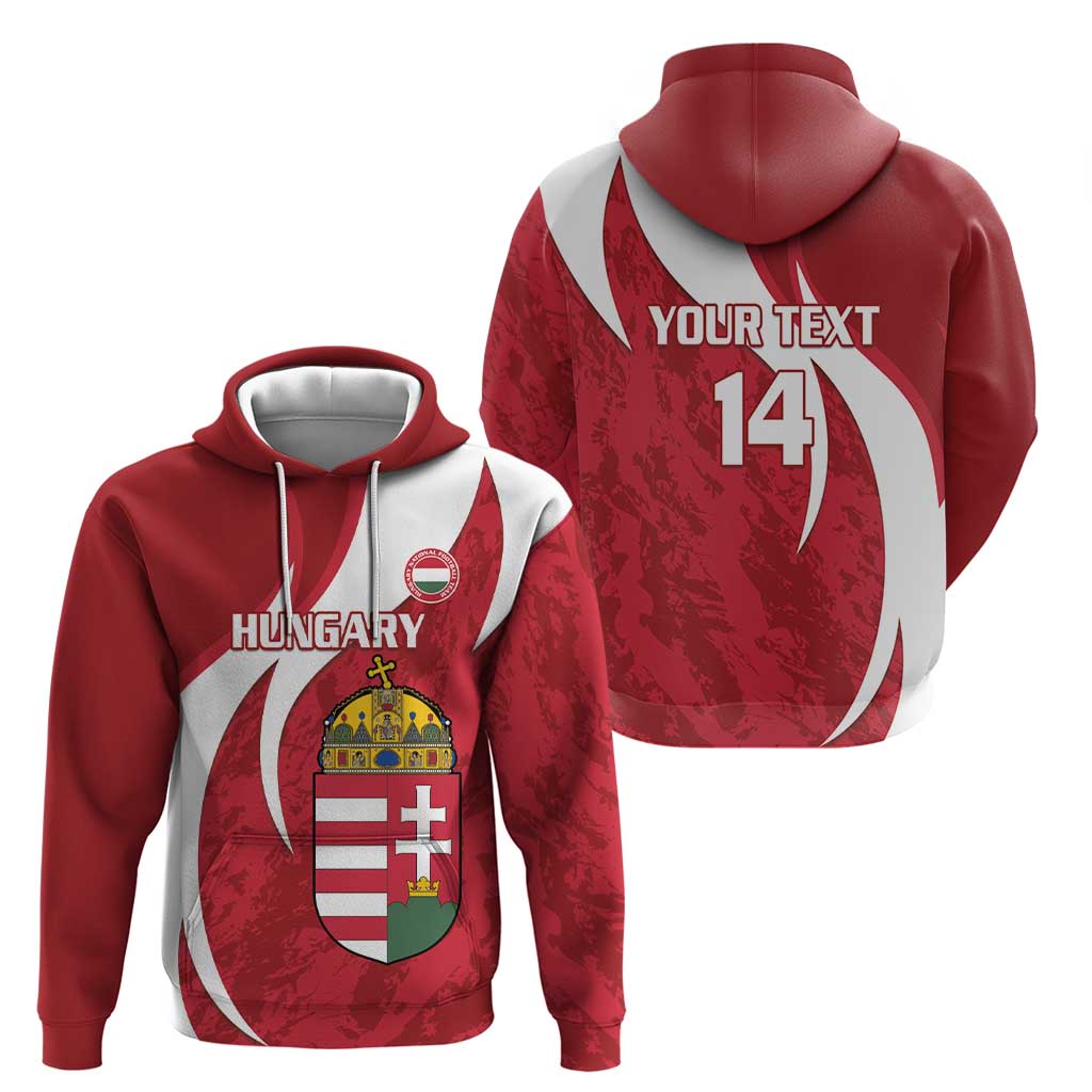 Custom Hungary Football Hoodie Go Magyarok - Curves Style LT14