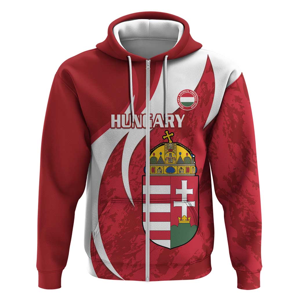 Custom Hungary Football Hoodie Go Magyarok - Curves Style LT14