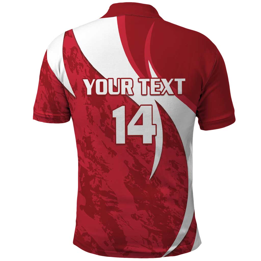 Custom Hungary Football Polo Shirt Go Magyarok - Curves Style LT14