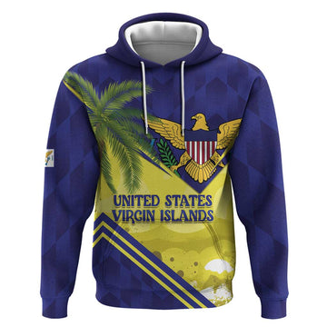US Virgin Islands Hoodie United in Pride and Hope LT14