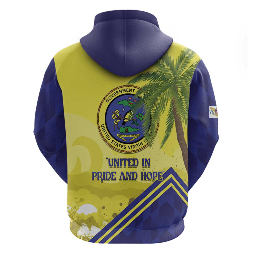 US Virgin Islands Hoodie United in Pride and Hope LT14