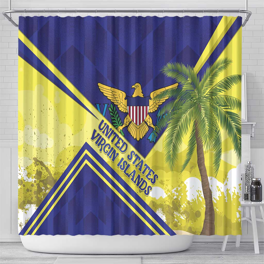 US Virgin Islands Shower Curtain United in Pride and Hope LT14