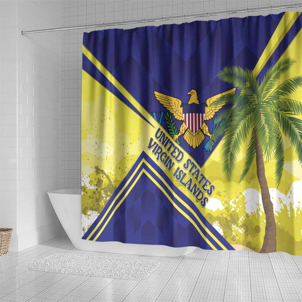 US Virgin Islands Shower Curtain United in Pride and Hope LT14