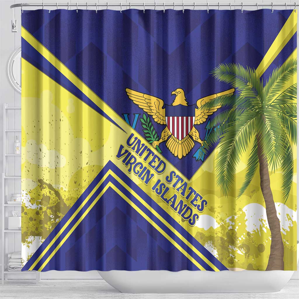 US Virgin Islands Shower Curtain United in Pride and Hope LT14