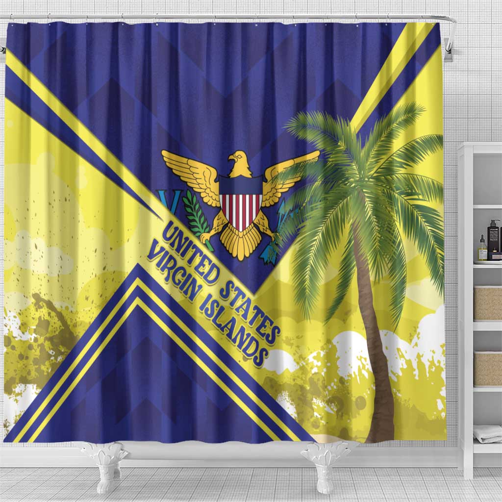 US Virgin Islands Shower Curtain United in Pride and Hope LT14