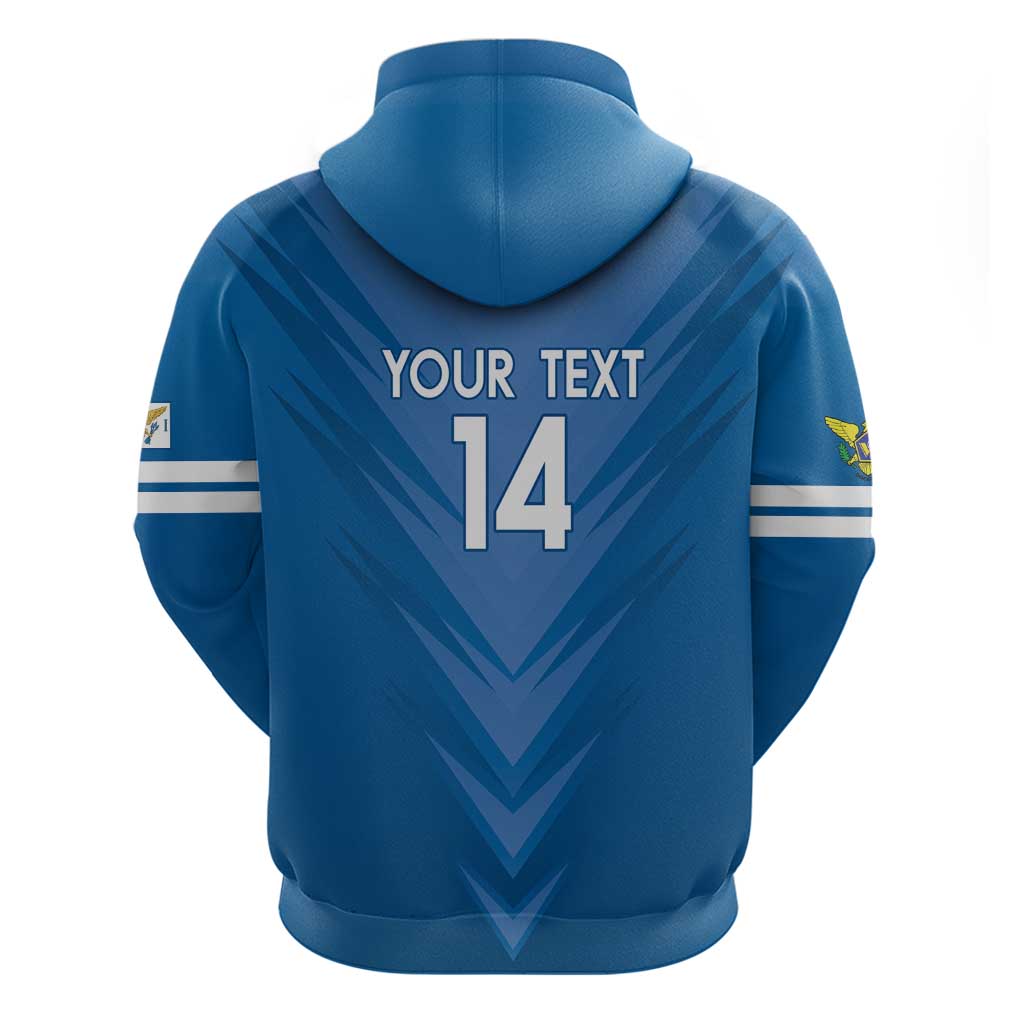 Custom US Virgin Islands Soccer Hoodie Go Dashing Eagles Sporty Style LT14