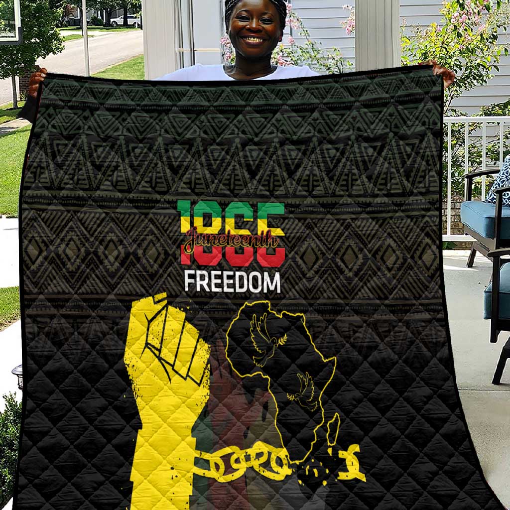 Juneteenth Freedom Day Quilt 1865 Black Independence African Pattern LT14