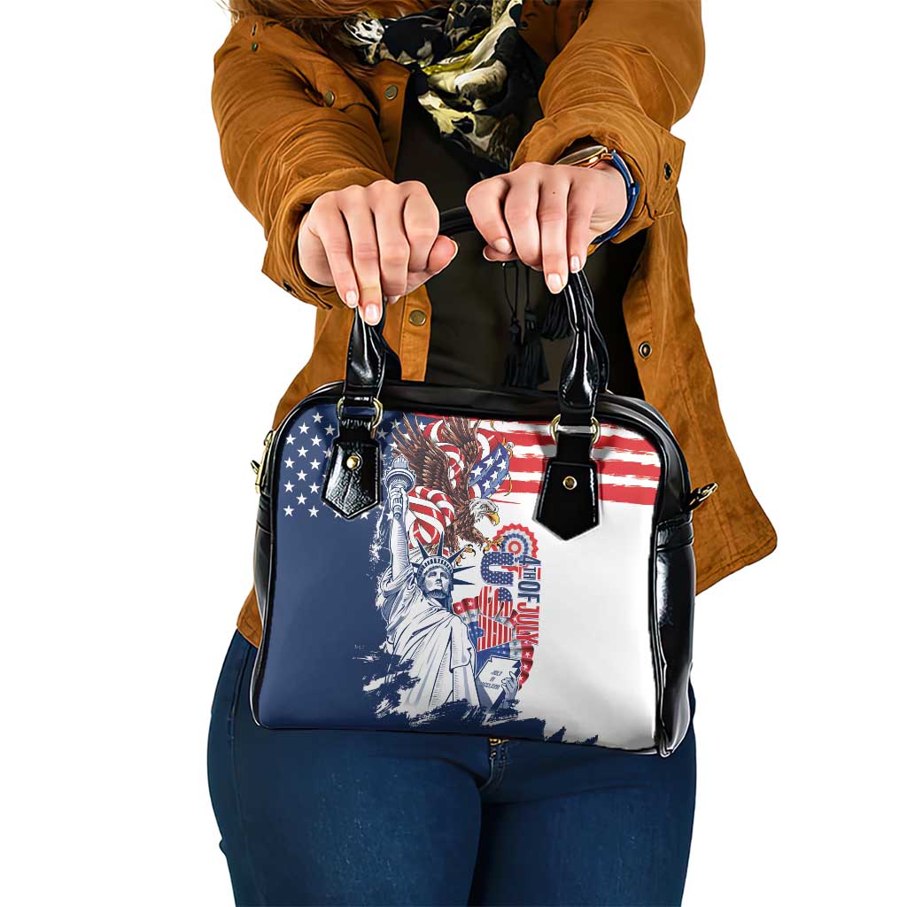 United States 4th Of July Shoulder Handbag USA Eagle Statue Of Librerty LT14