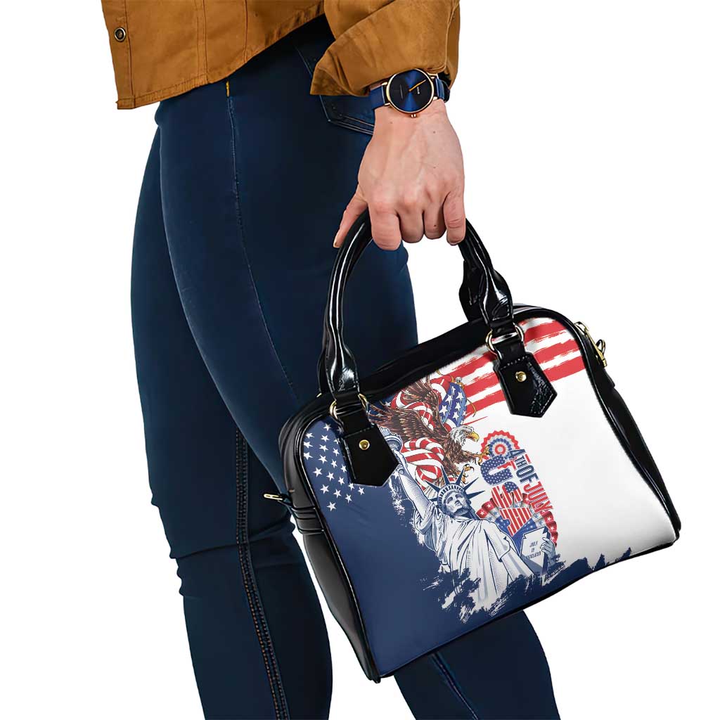 United States 4th Of July Shoulder Handbag USA Eagle Statue Of Librerty LT14