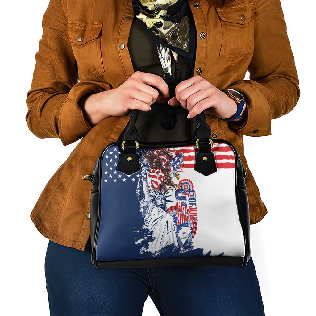 United States 4th Of July Shoulder Handbag USA Eagle Statue Of Librerty LT14