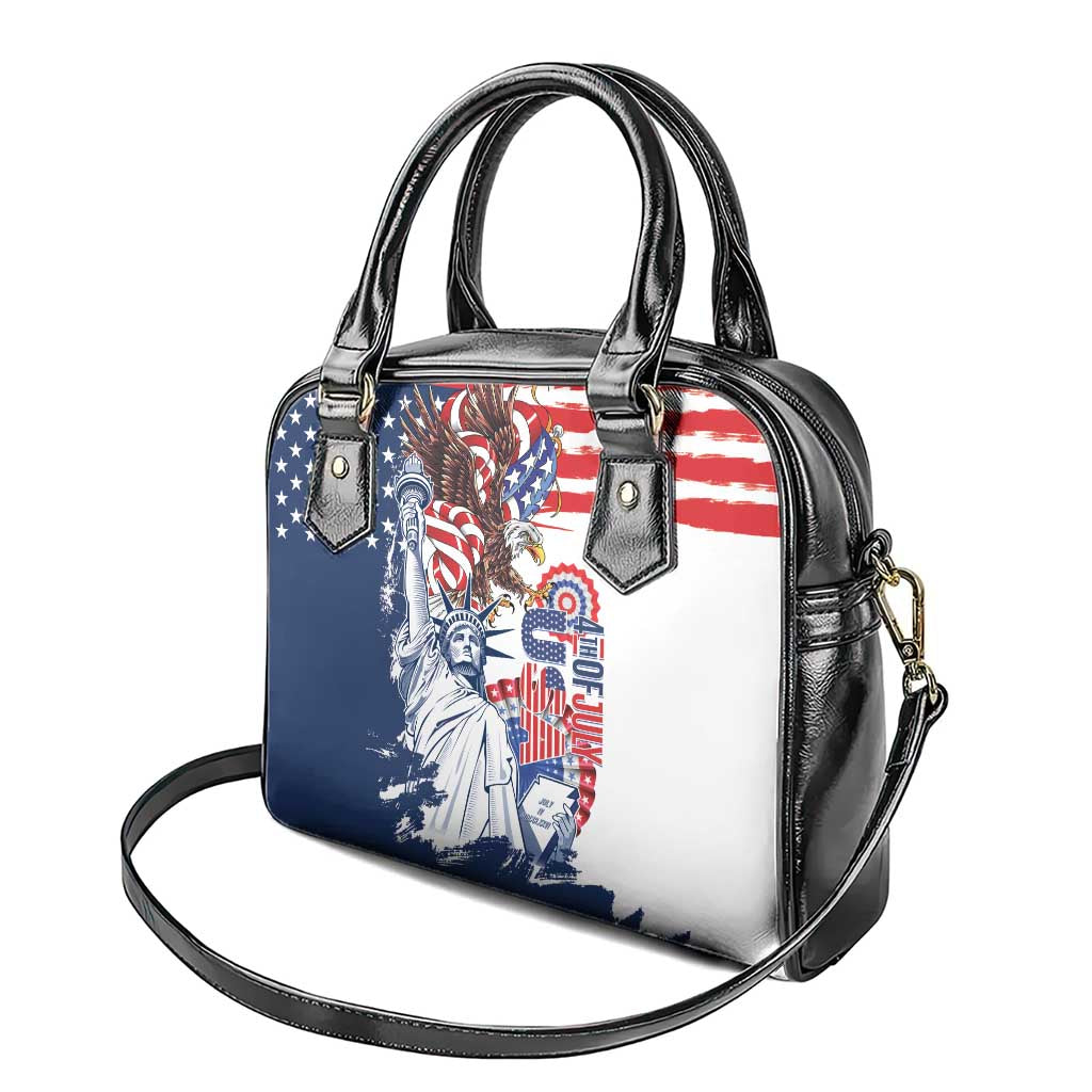 United States 4th Of July Shoulder Handbag USA Eagle Statue Of Librerty LT14