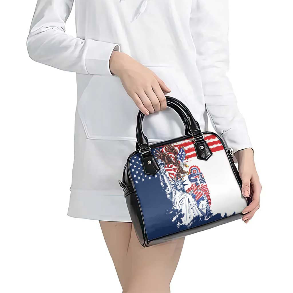 United States 4th Of July Shoulder Handbag USA Eagle Statue Of Librerty LT14