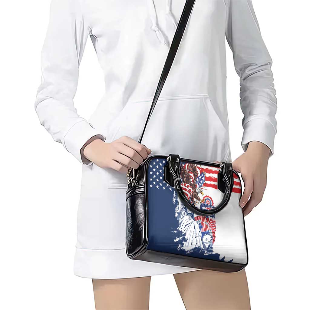 United States 4th Of July Shoulder Handbag USA Eagle Statue Of Librerty LT14