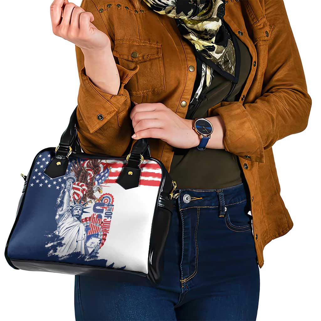 United States 4th Of July Shoulder Handbag USA Eagle Statue Of Librerty LT14