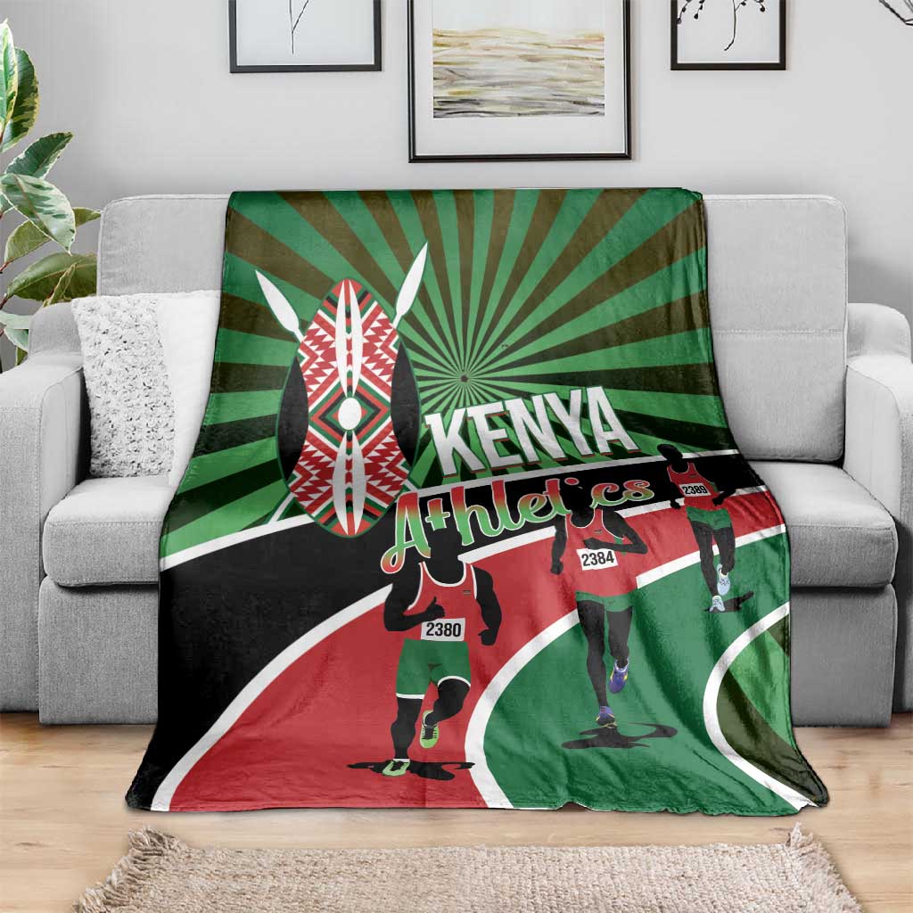 Afro Athletics Kenya Blanket Olono Maasai Shield Running Way LT14