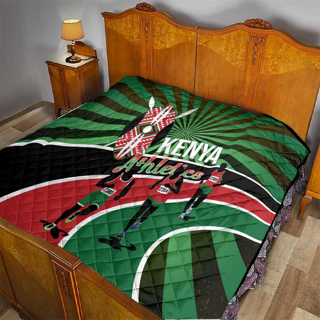 Afro Athletics Kenya Quilt Olono Maasai Shield Running Way LT14