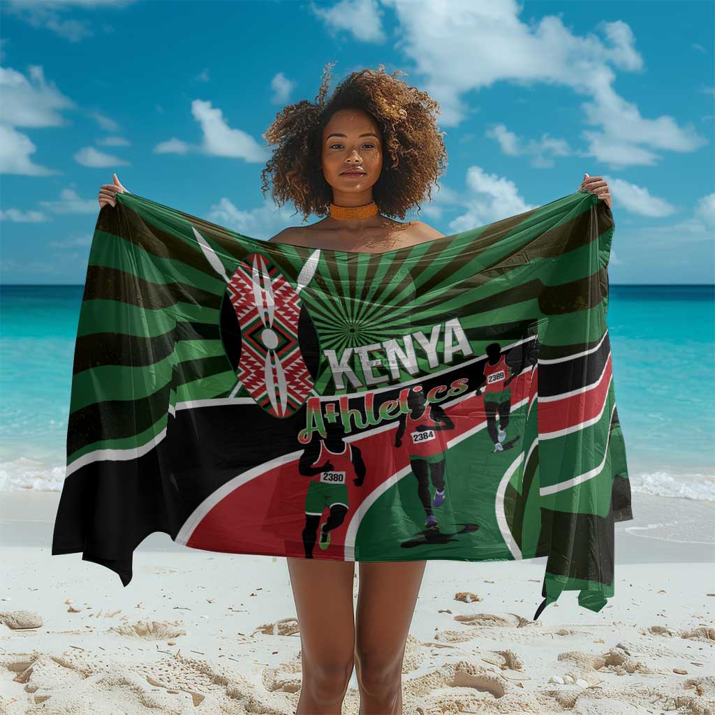 Afro Athletics Kenya Sarong Olono Maasai Shield Running Way LT14