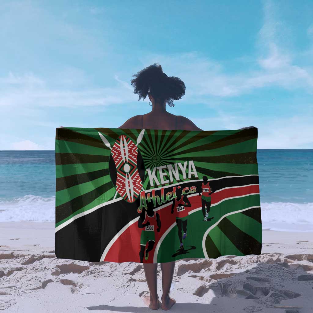 Afro Athletics Kenya Sarong Olono Maasai Shield Running Way LT14