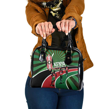 Athletics Kenya Shoulder Handbag Maasai Shield Running Way LT14