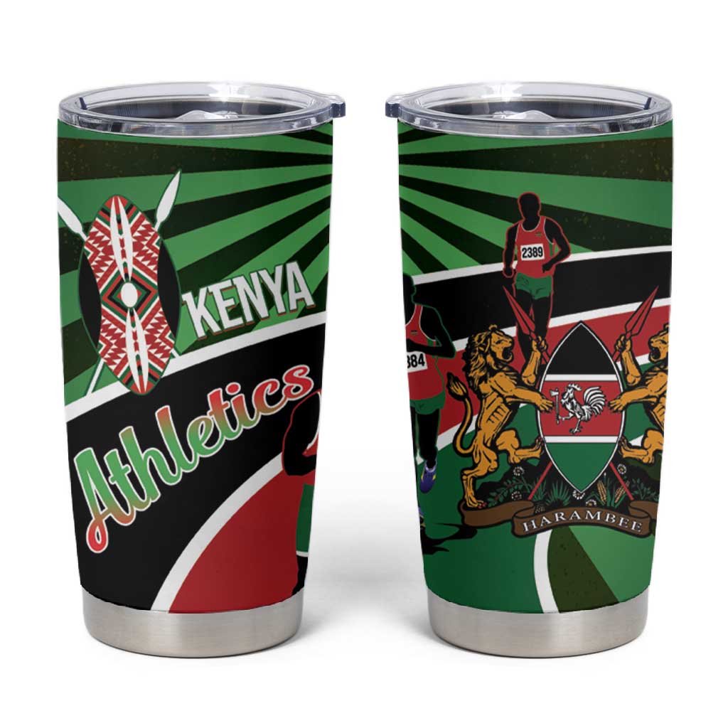 Afro Athletics Kenya Tumbler Cup Olono Maasai Shield Running Way LT14