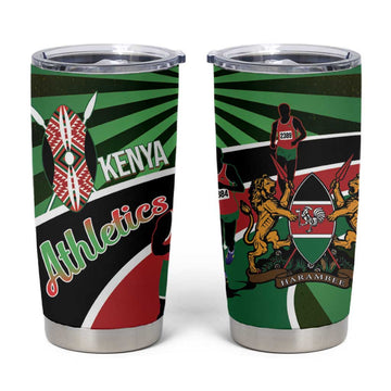 Afro Athletics Kenya Tumbler Cup Olono Maasai Shield Running Way LT14