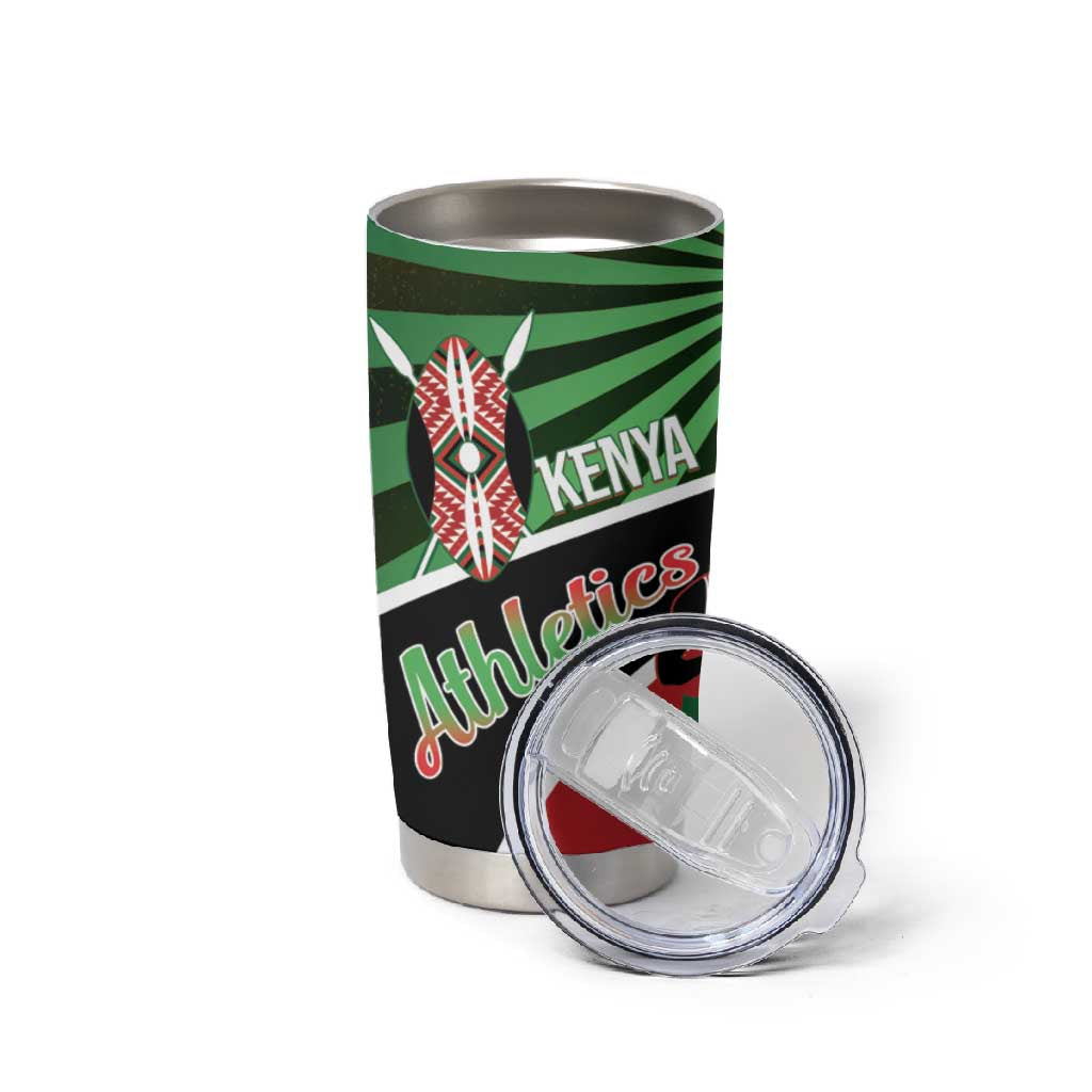 Afro Athletics Kenya Tumbler Cup Olono Maasai Shield Running Way LT14