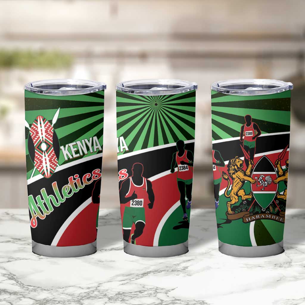 Afro Athletics Kenya Tumbler Cup Olono Maasai Shield Running Way LT14