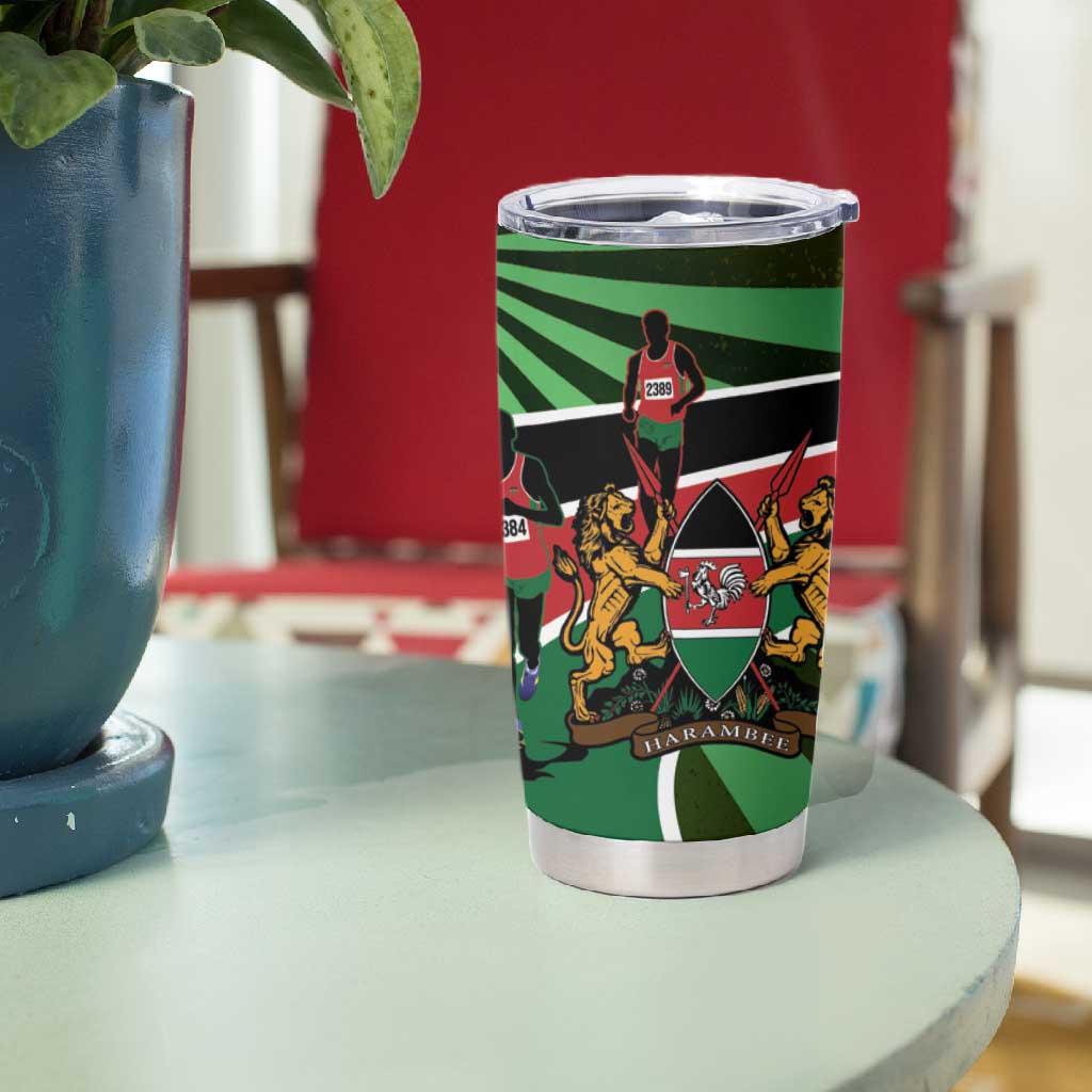 Afro Athletics Kenya Tumbler Cup Olono Maasai Shield Running Way LT14