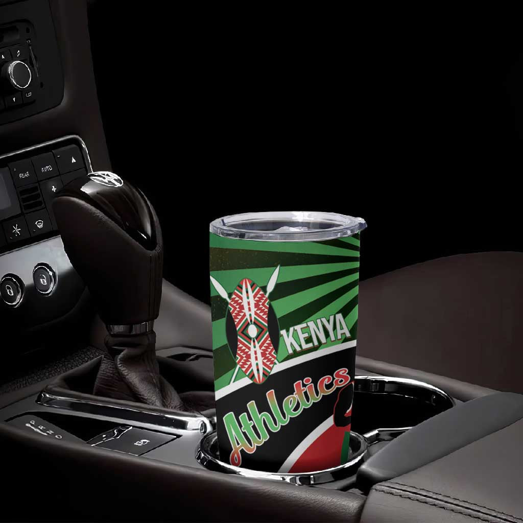 Afro Athletics Kenya Tumbler Cup Olono Maasai Shield Running Way LT14