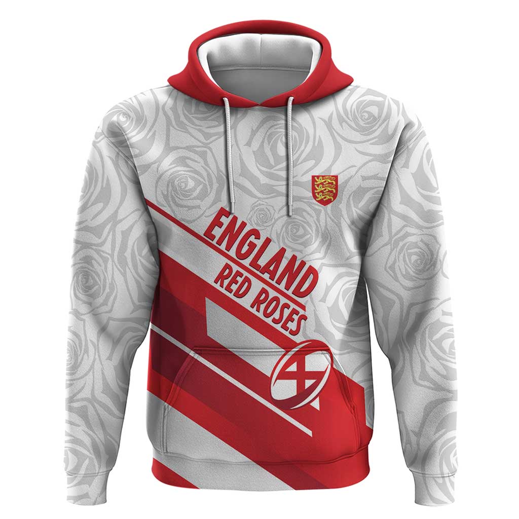 England Rugby Custom Hoodie 2025 Come On Red Roses LT14