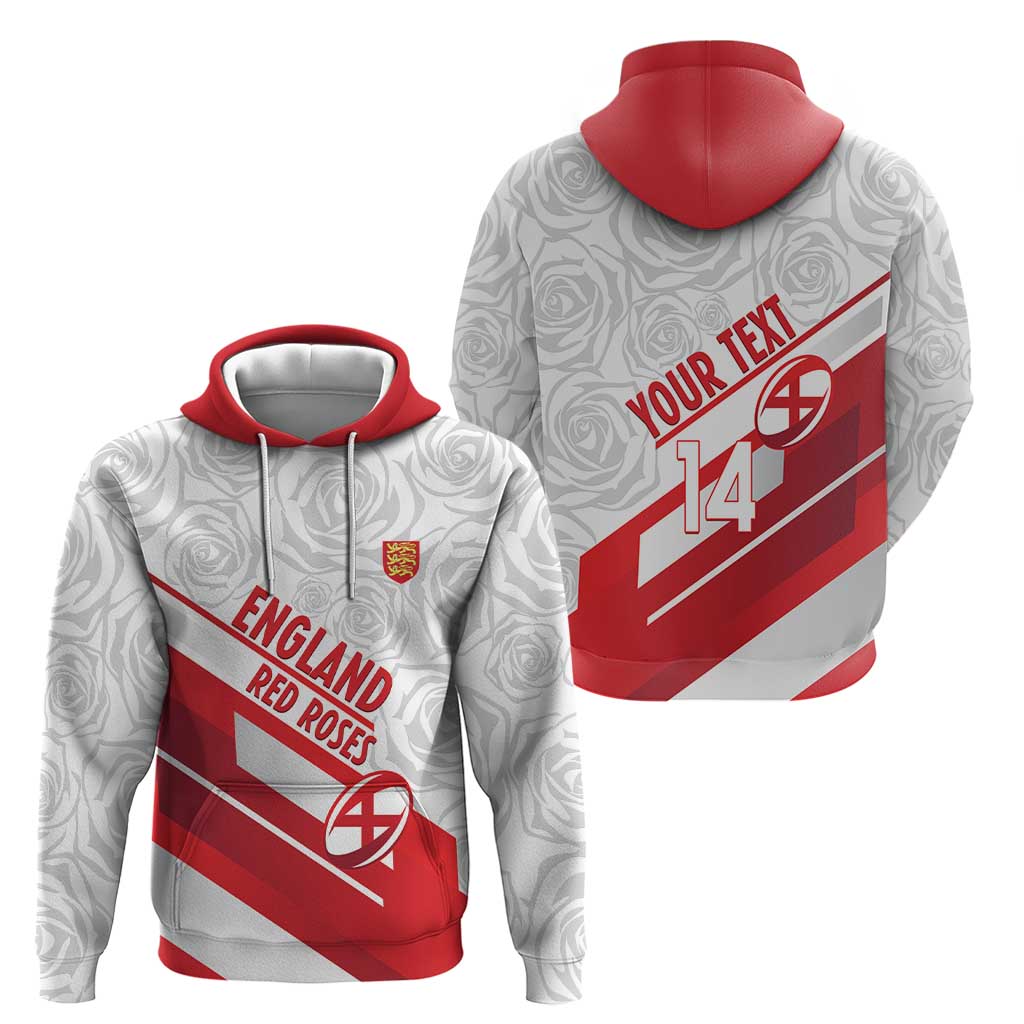 England Rugby Custom Hoodie 2025 Come On Red Roses LT14