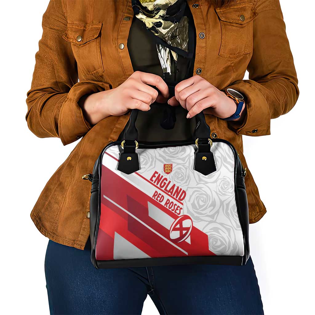England Rugby Shoulder Handbag 2025 Come On Red Roses LT14