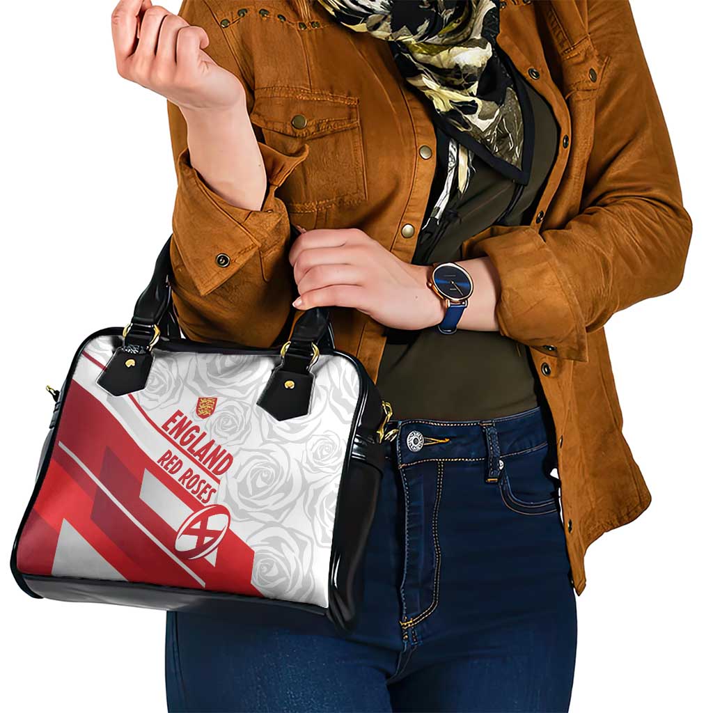 England Rugby Shoulder Handbag 2025 Come On Red Roses LT14