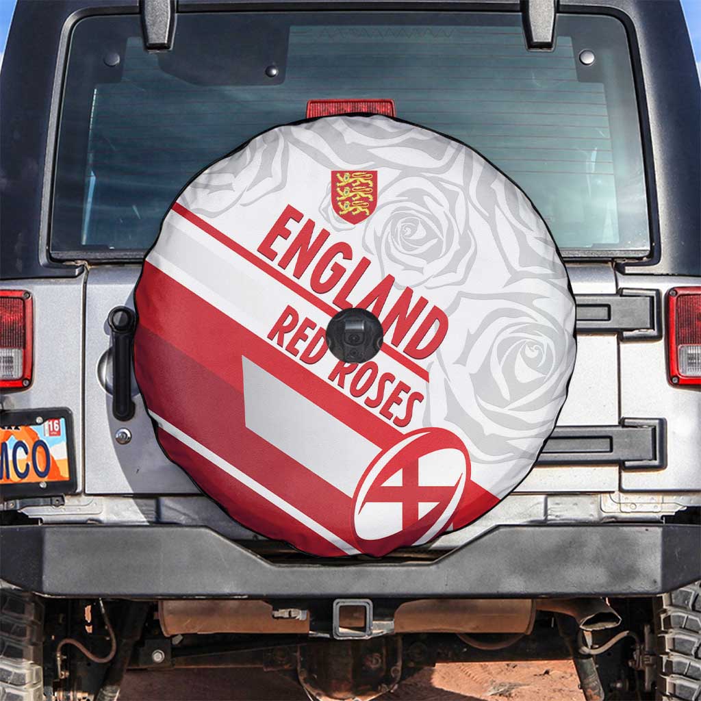 England Rugby Spare Tire Cover 2025 Come On Red Roses LT14