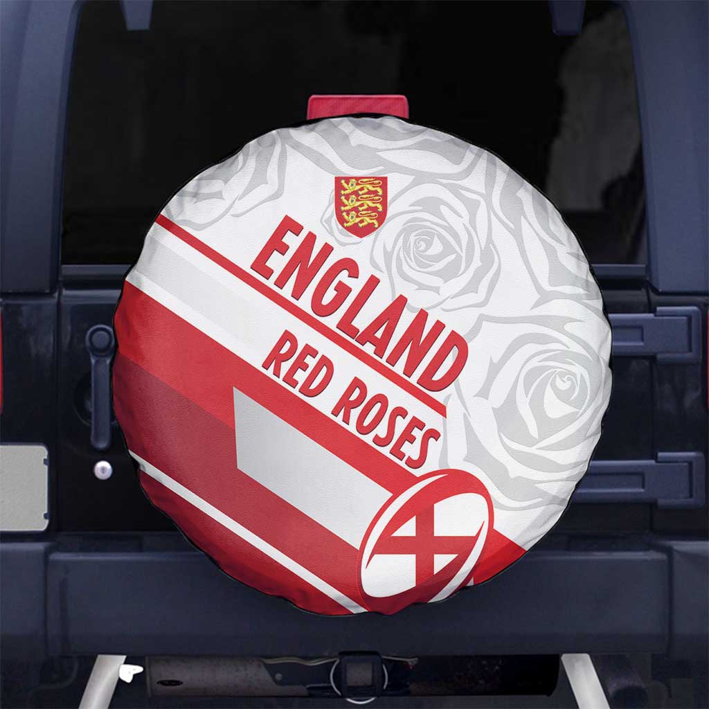 England Rugby Spare Tire Cover 2025 Come On Red Roses LT14