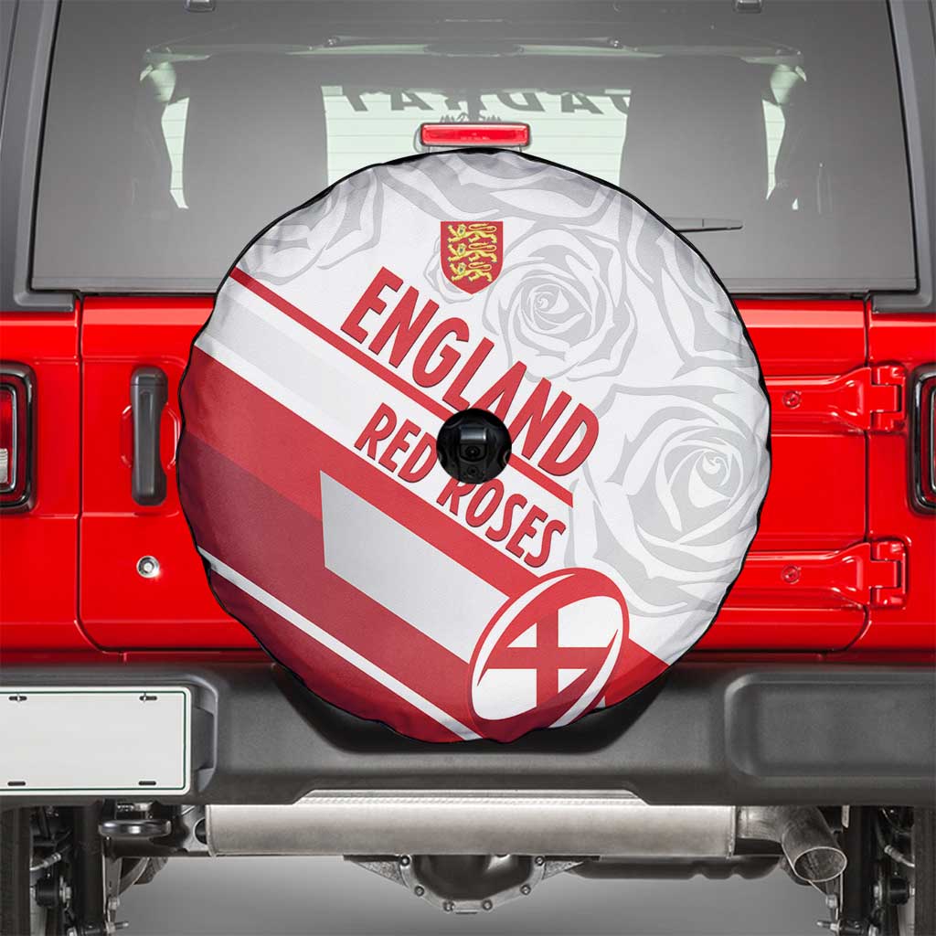 England Rugby Spare Tire Cover 2025 Come On Red Roses LT14
