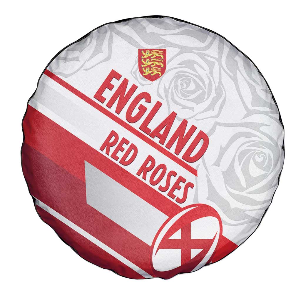 England Rugby Spare Tire Cover 2025 Come On Red Roses LT14