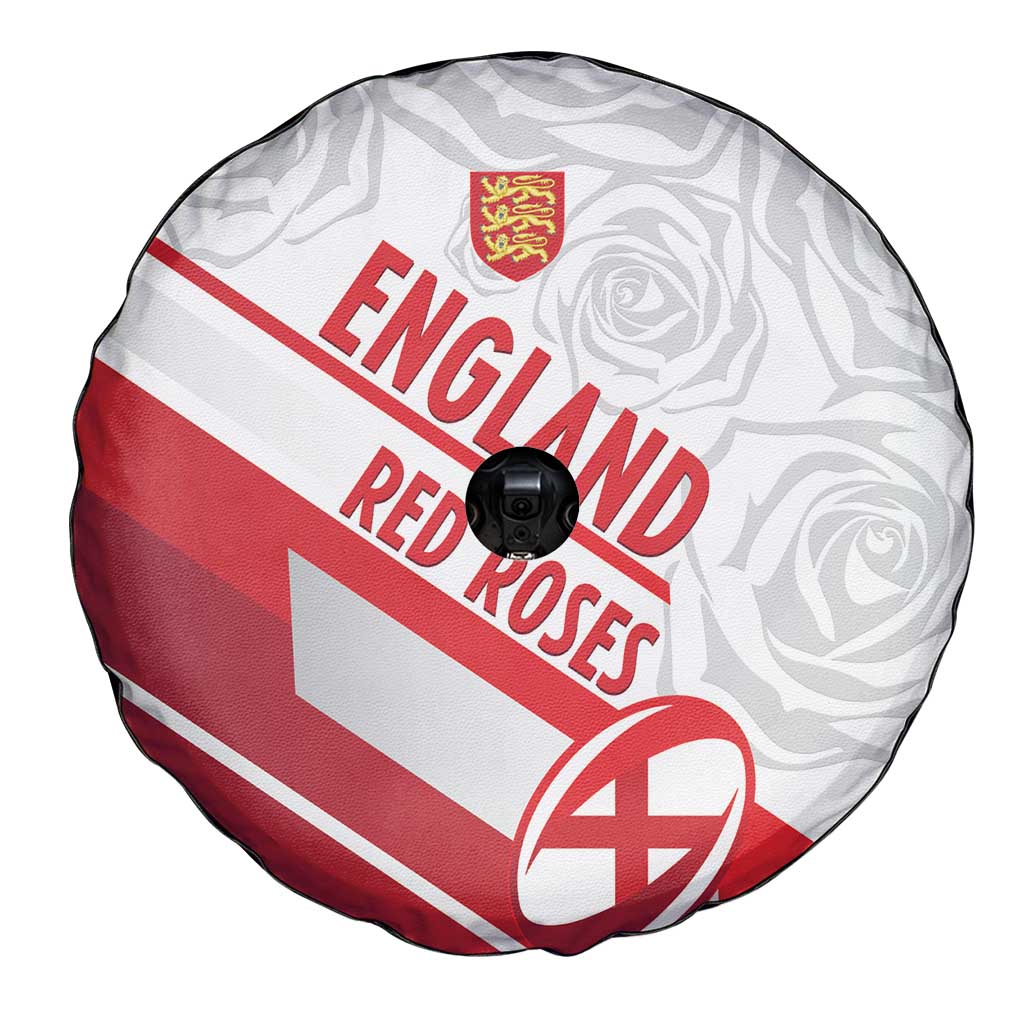 England Rugby Spare Tire Cover 2025 Come On Red Roses LT14
