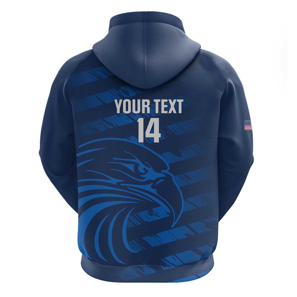 United States Rugby Custom Hoodie USA Eagle Go Champions LT14
