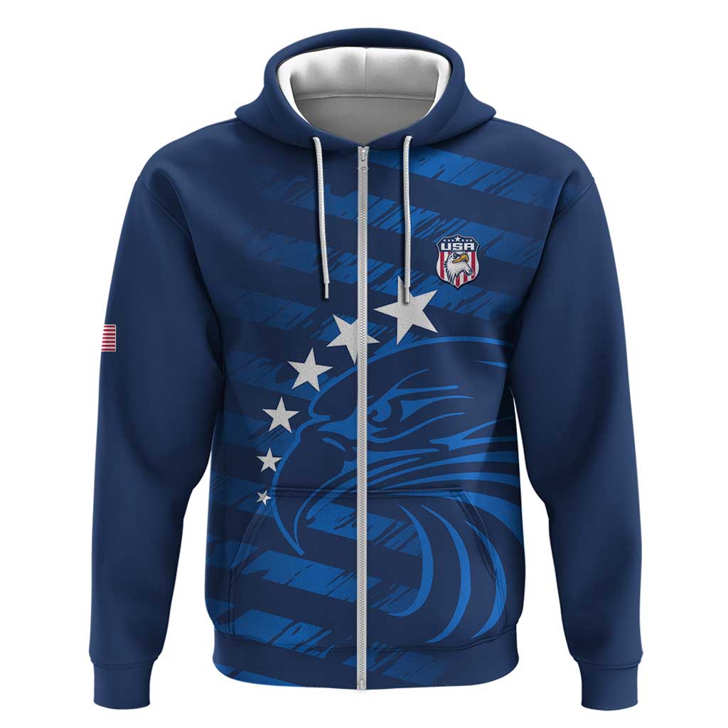 United States Rugby Custom Hoodie USA Eagle Go Champions LT14